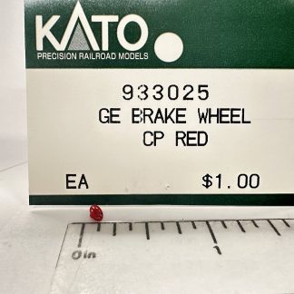 Eight Spoke Brake Wheel, CP Red (N-Scale)