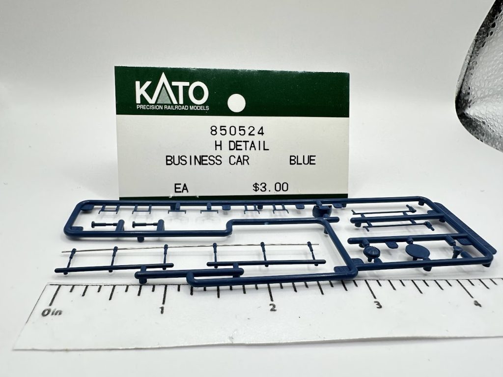 Budd Business Car Detail Parts, Blue (HOScale) Kato USA Online Store