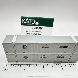 53' Ribbed Intermodal Container, Hub, 2 ea