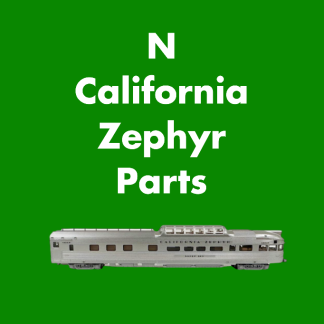 (N) California Zephyr Car Parts