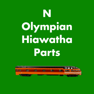 (N) Milwaukee Road Olympian Hiawatha Cars Parts