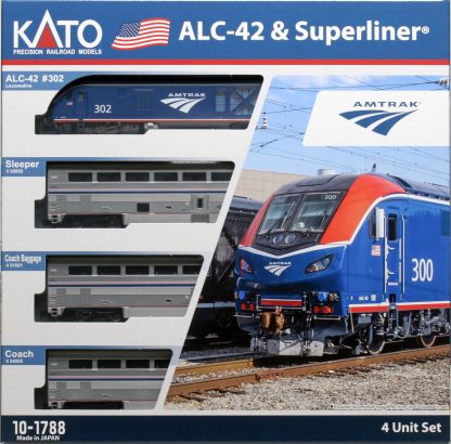 KATO Amtrak Superliner I Phase VI 6両セット N Amtrak ALC-42 & Superliner Phase VI 4-Unit Set – Kato USA Online