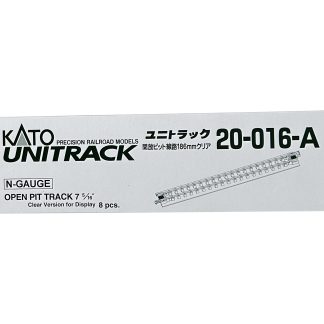 N 186mm Open Pit Track - Clear Version for Display (8 ea)