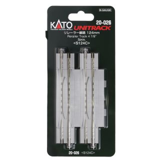 N 124 mm Re-Railer Track (2 pcs)