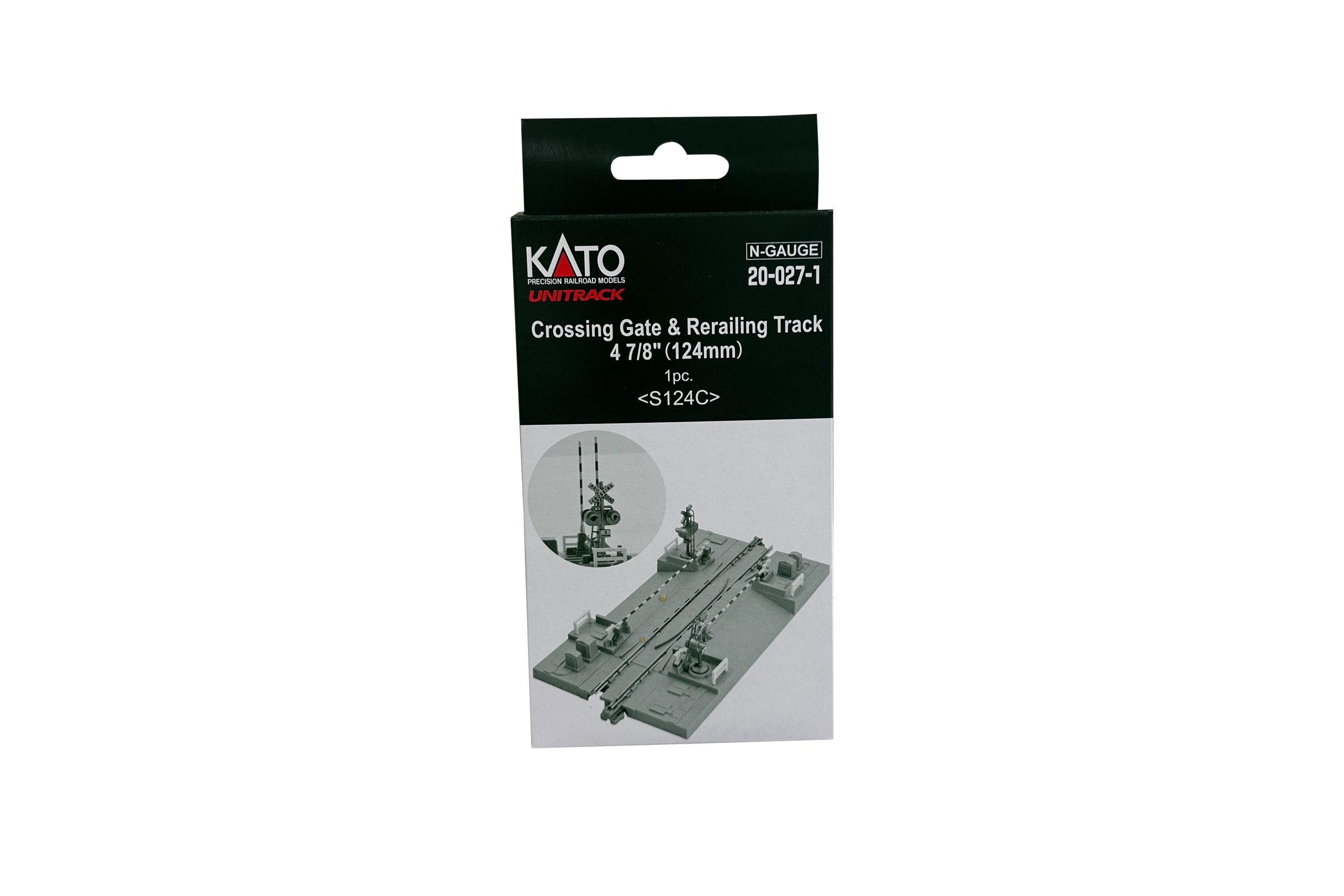 N 124mm Dummy Road Crossing Track (1 pc)