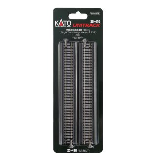 N Single Viaduct Straight 186mm  (2 ea) (previous #23-026)