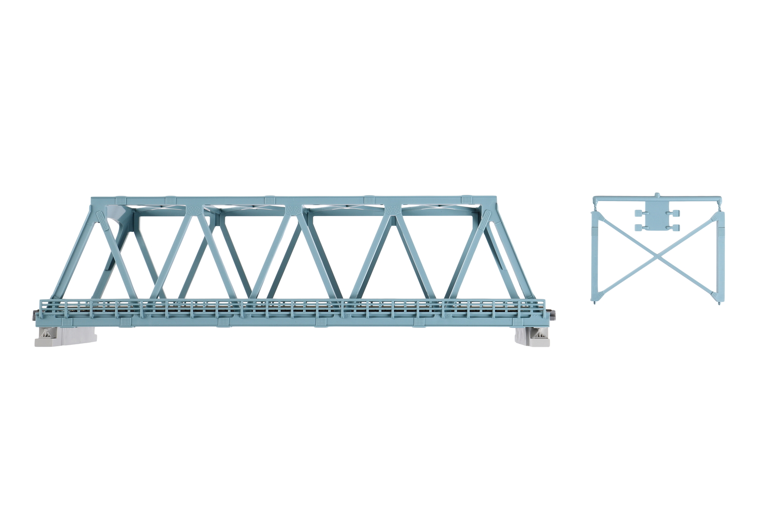 N Double Truss Bridge, Light Blue, 2348mm (1ea) - Image 3