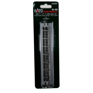 N Plate Girder Bridge, Silver, 186mm (1ea) (prev #23-073)