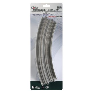 N Dbl Trk Curved Track R414/R381-45 Deg Inclined (2 pcs.)