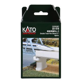 N Double Track Pier Set Poured 50mm