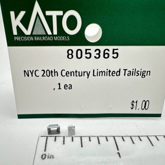 NYC 20th Century Limited Tailsign (N-Scale)