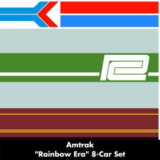 Amtrak “Rainbow Era” 8-Car Set