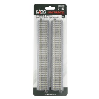 246mm (9 3/4") Concrete Tie Straight Track [4 pcs]