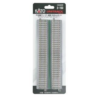 246mm (9 3/4") Concrete Tie Feeder track w/ Cable