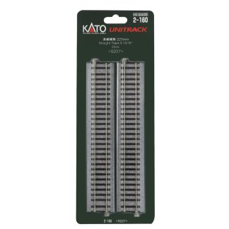 H 227mm (8-15/16") Straight Track, (2 ea)