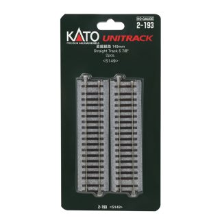 H 149mm (5 7/8") Straight Track, (2 ea)