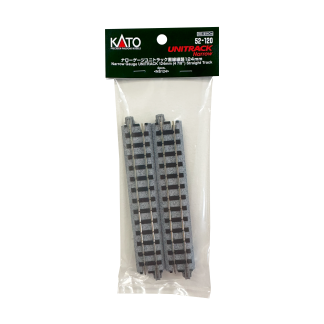 Narrow-Gauge UNITRACK 124mm (47/8") Straight Track [4 pcs]