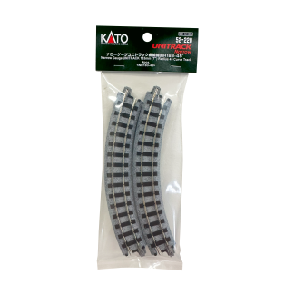 Narrow-Gauge UNITRACK 183mm (7") Radius 45 Curve Track [4 pcs]