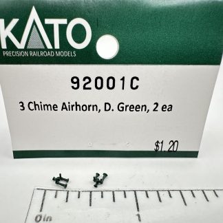 3 Chime Airhorn, BNSF/CNW Green (N-Scale)