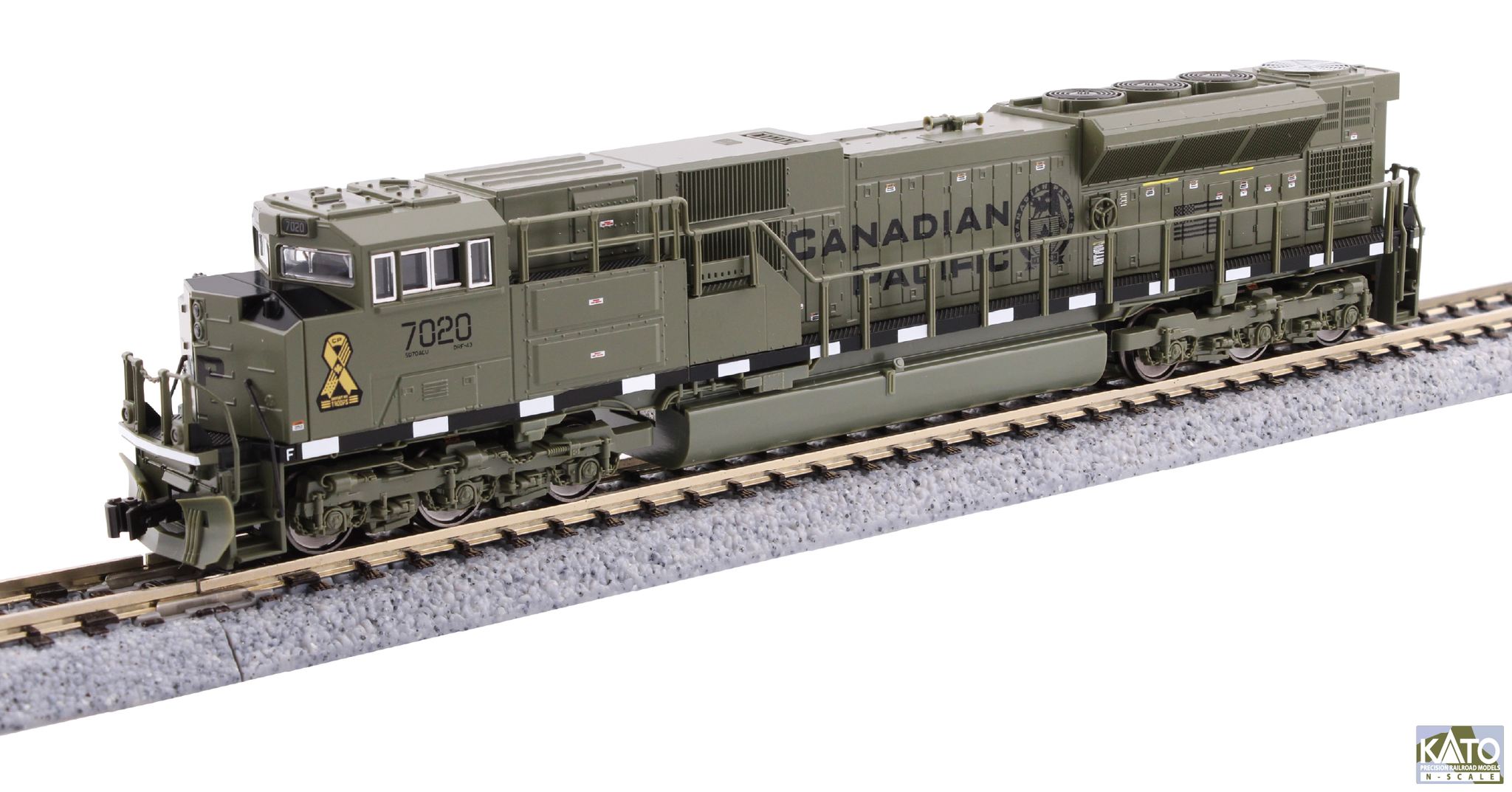N SD70ACu Canadian Pacific #7020 (Green) – Kato USA Online Store