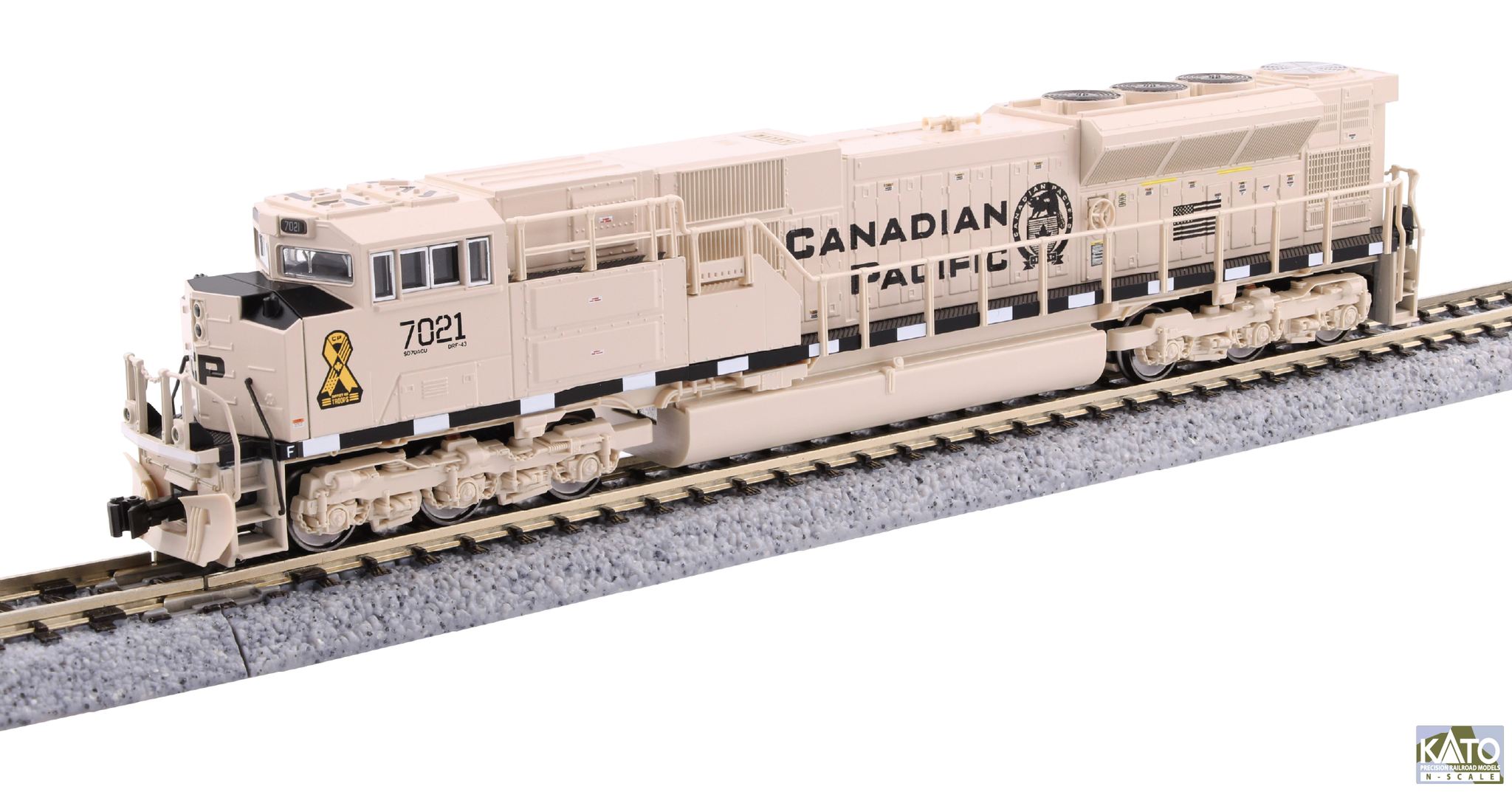 N SD70ACu Canadian Pacific #7021 (Beige) - Image 2